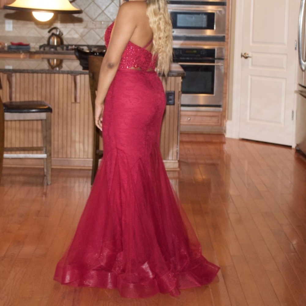 Cherry Wine Prom Dress